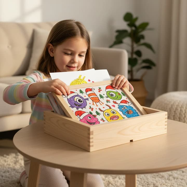 Showcase Children's Art with a Space that Celebrates Their Creativity