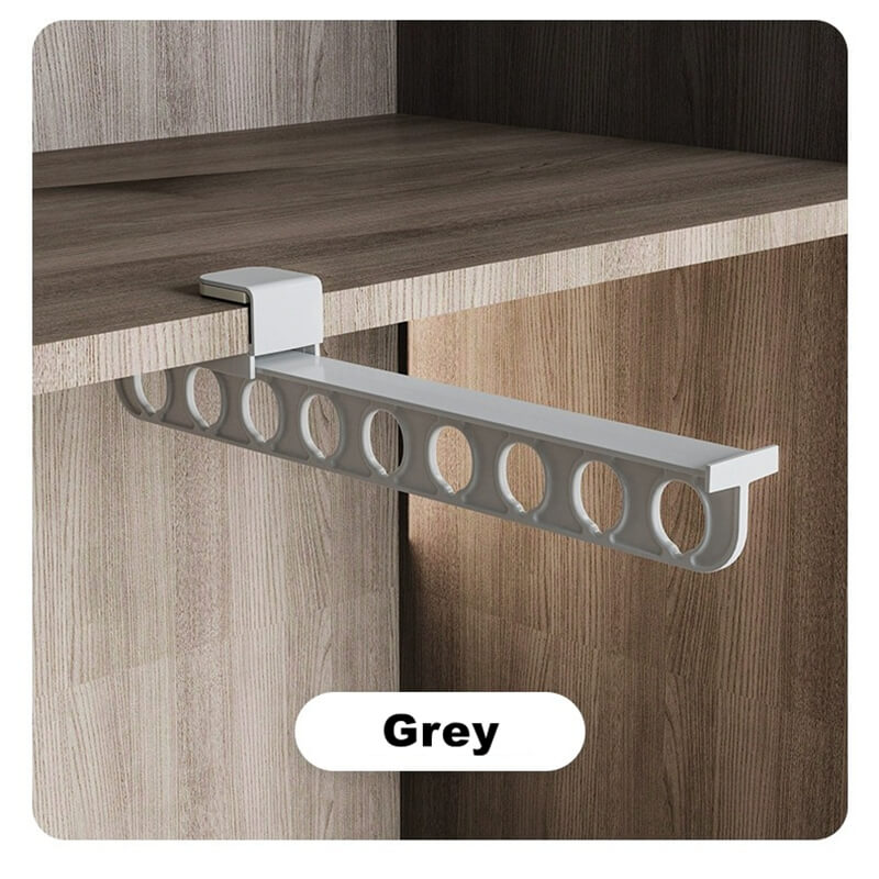 Expandable Clothing Rod for No-Drill Installation