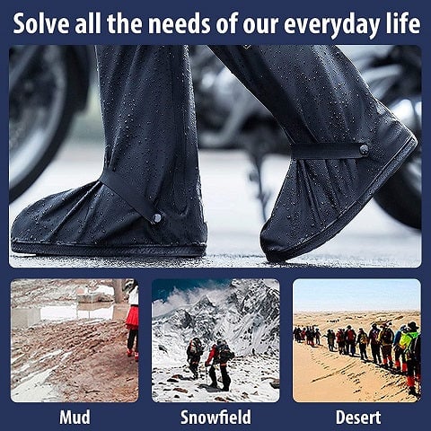 HydroGuard™ Boot Shields — Fearlessly Tackle Every Storm with Dry, Steady Steps