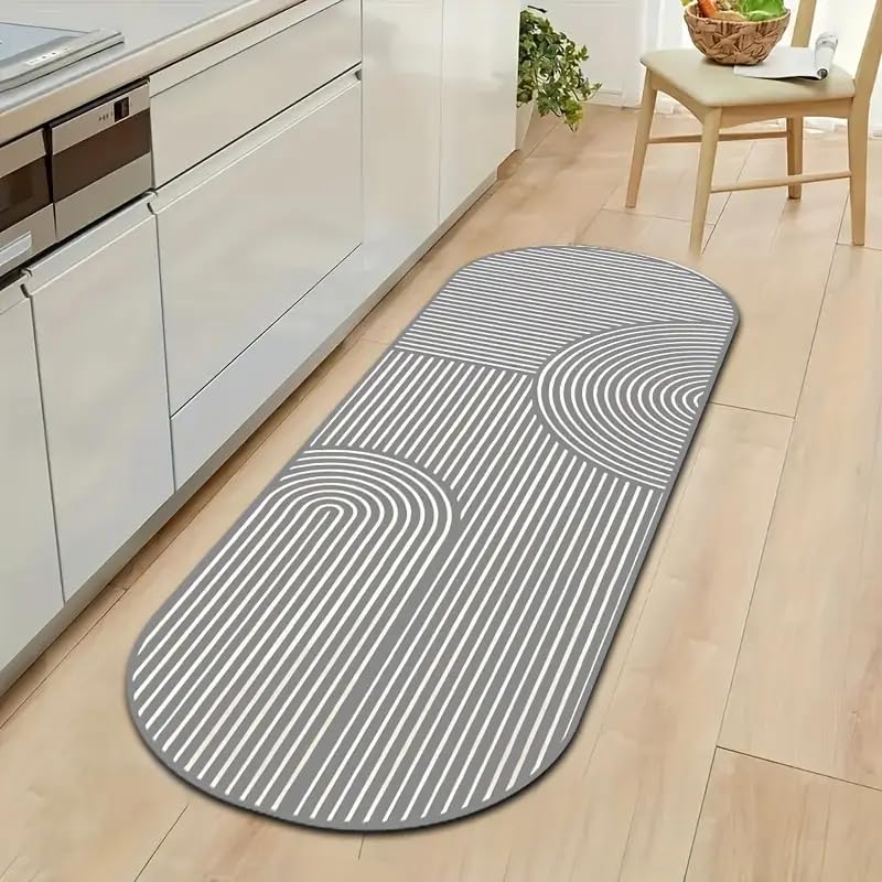 Absorbent and Washable Non-Slip Mat Set