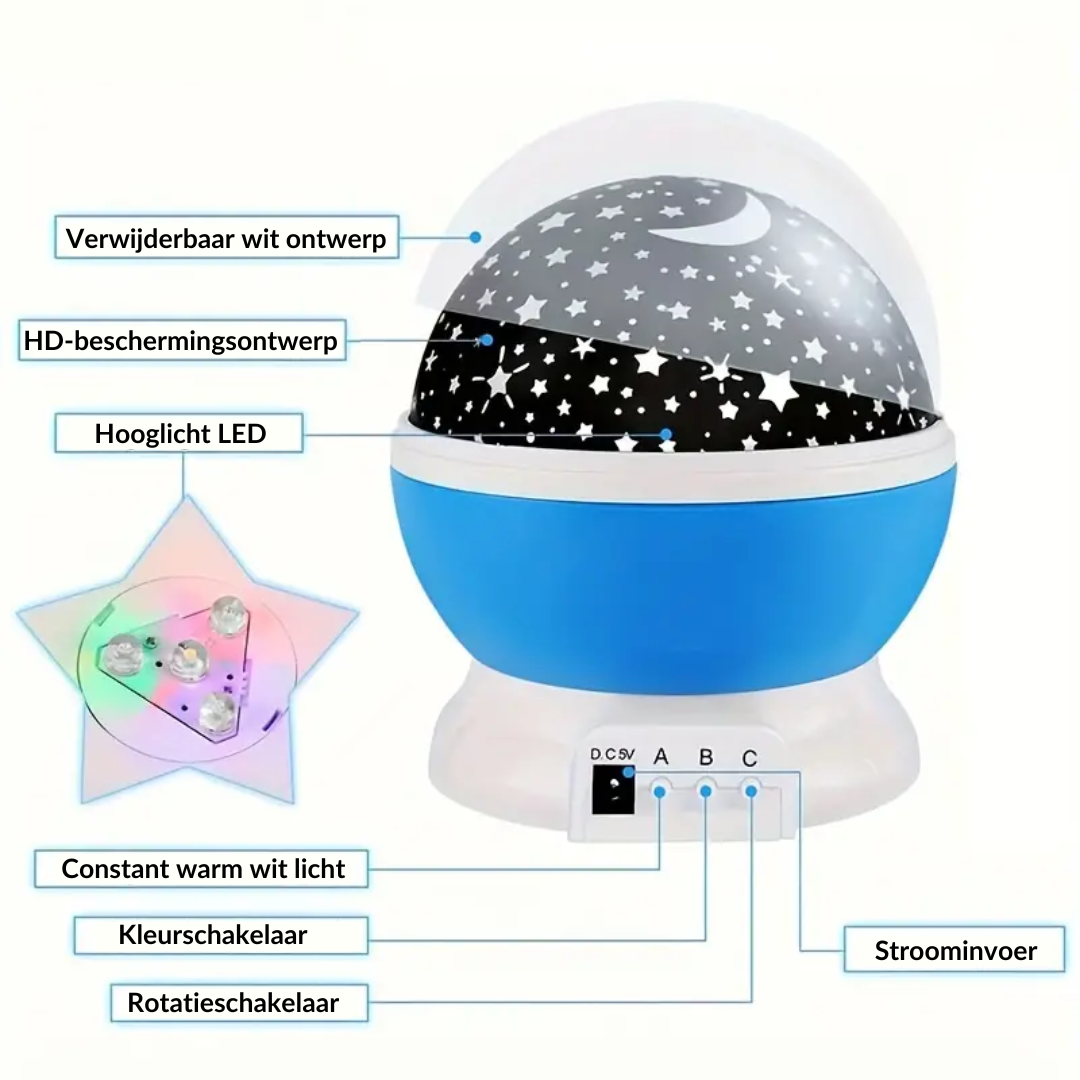 Galaxy Projector Night Light