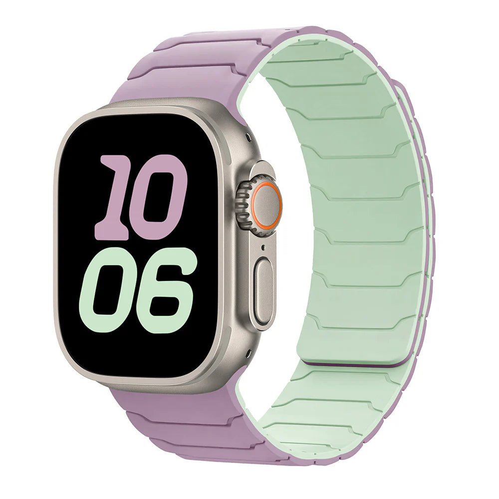 Silicone Magnetic Watch Band for Apple Timepiece