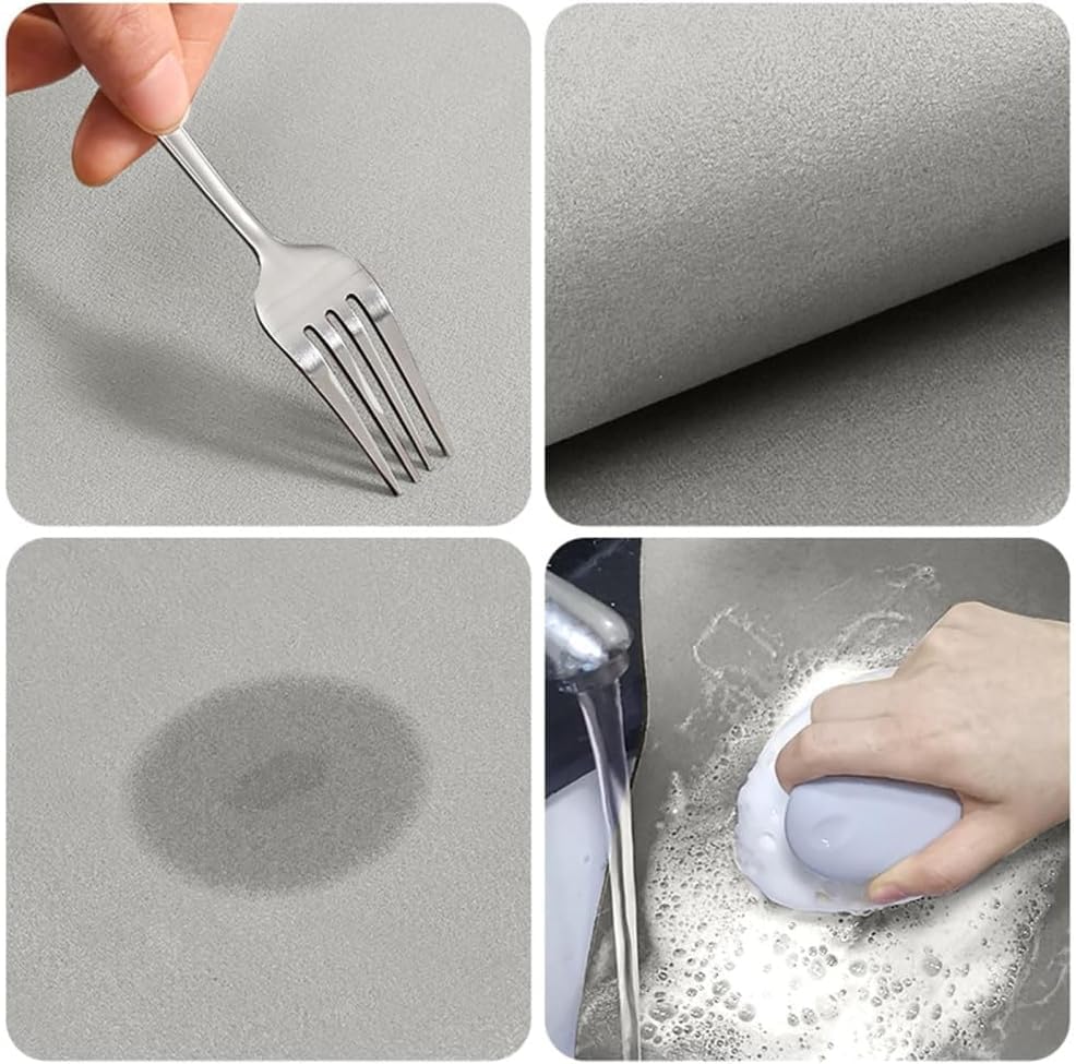 Absorbent and Washable Non-Slip Mat Set