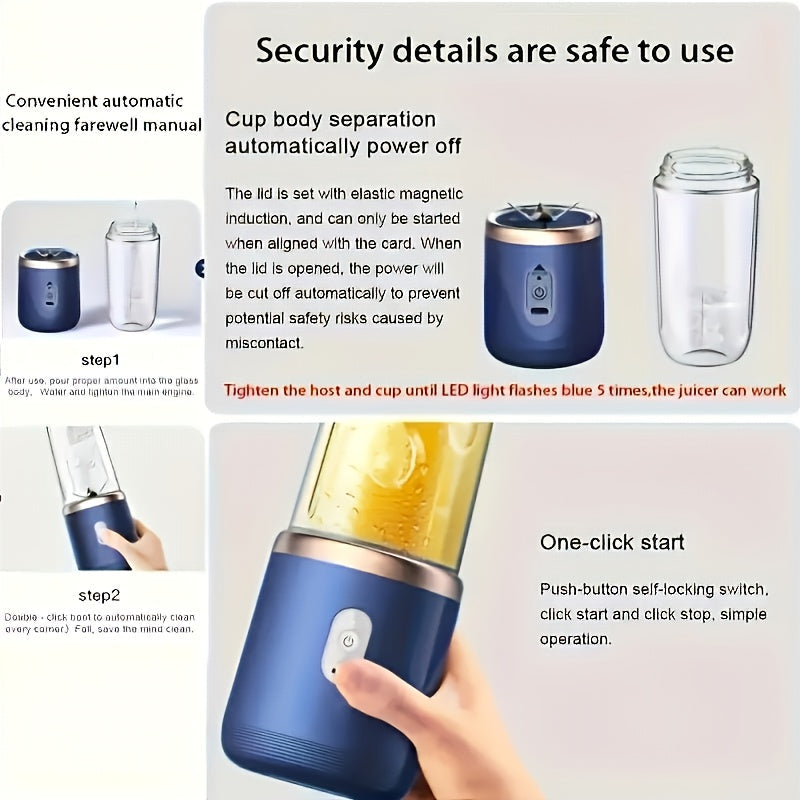 Portable Mini Blender for Smoothies