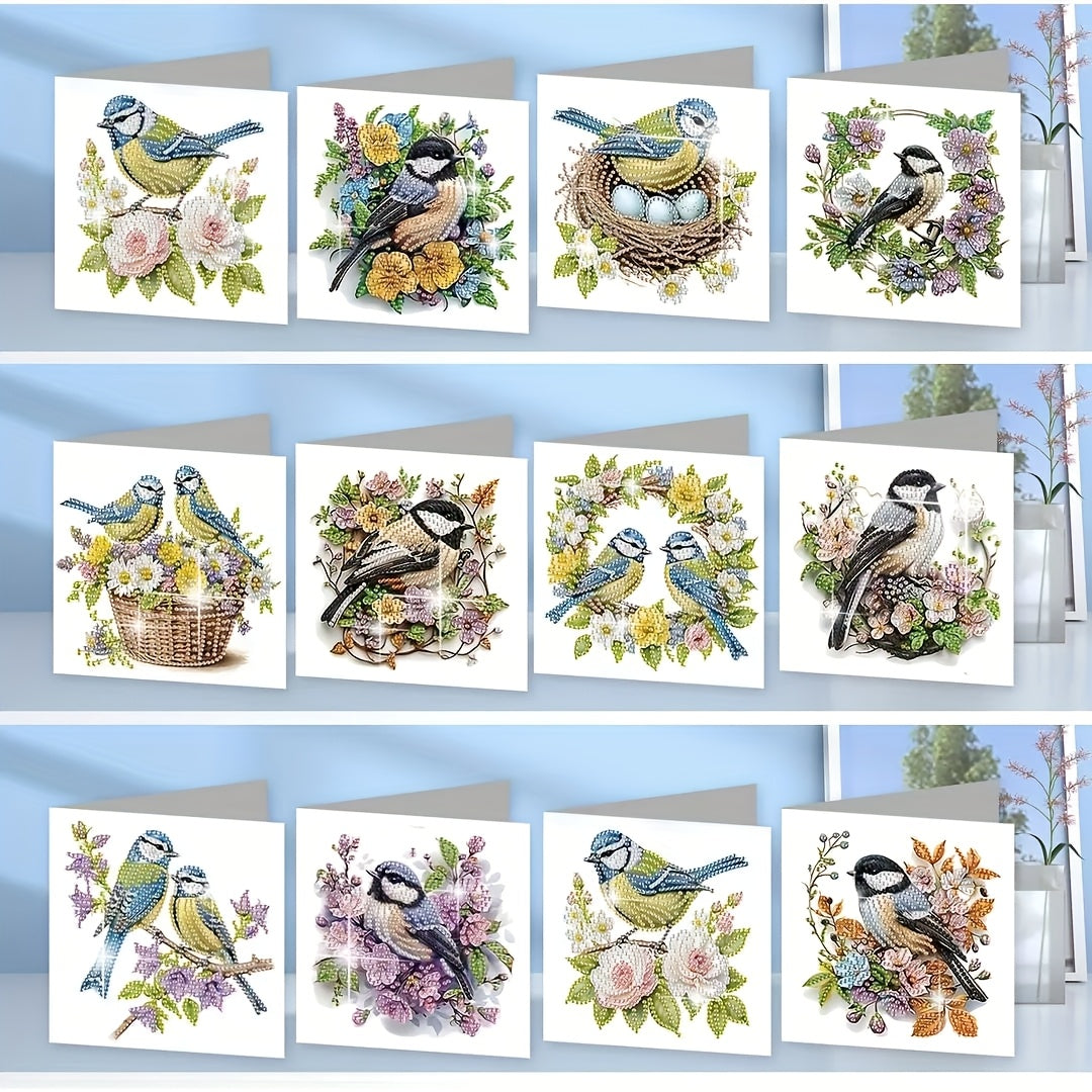 Set of 12 Greeting Cards for Diamond Painting