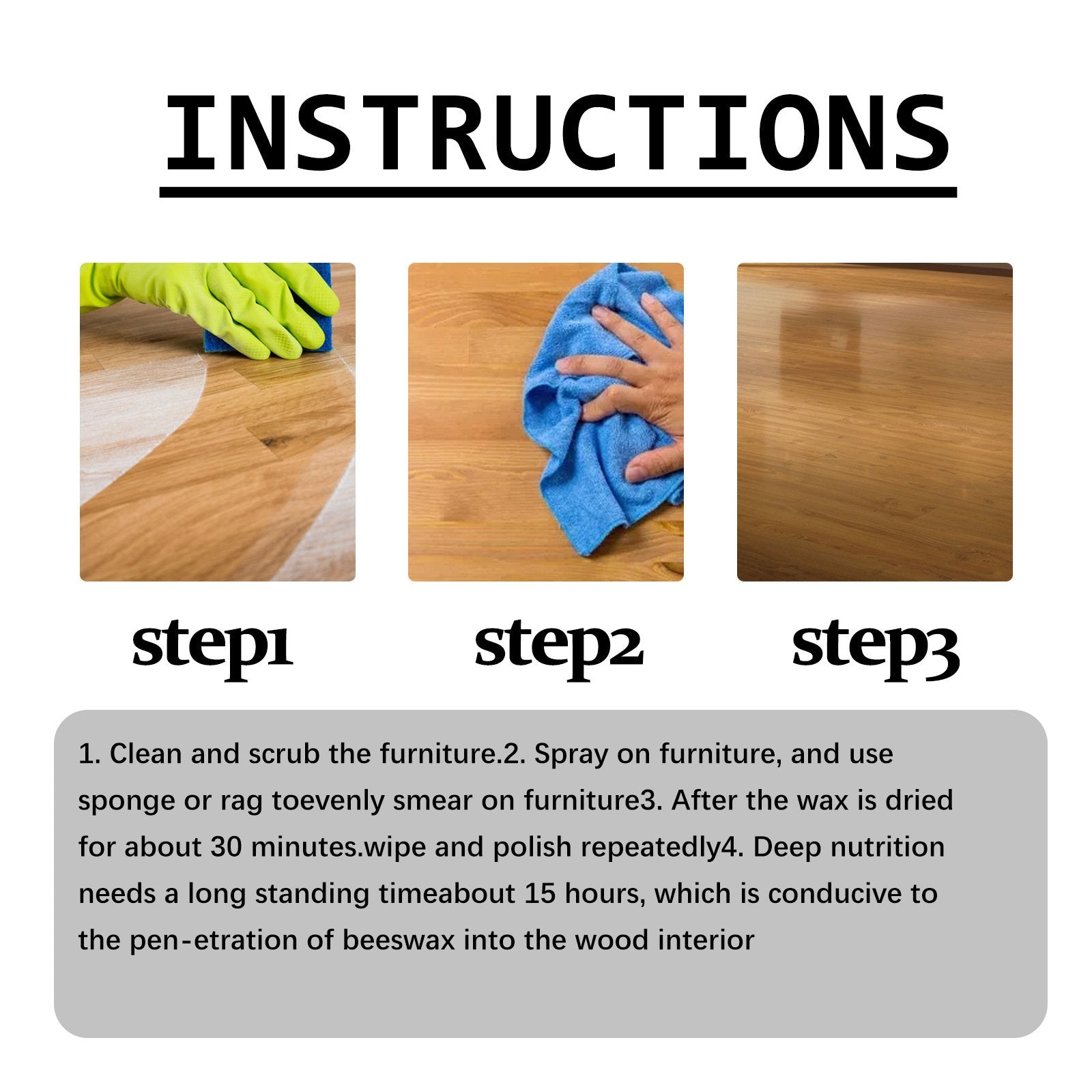 AmberLuxe™ — Instantly Revive and Safeguard Your Wood with a Showroom Shine