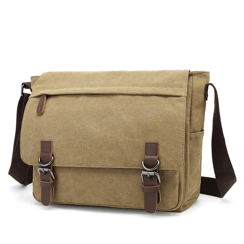 Stylish Canvas Shoulder Bag for Organized Travel
