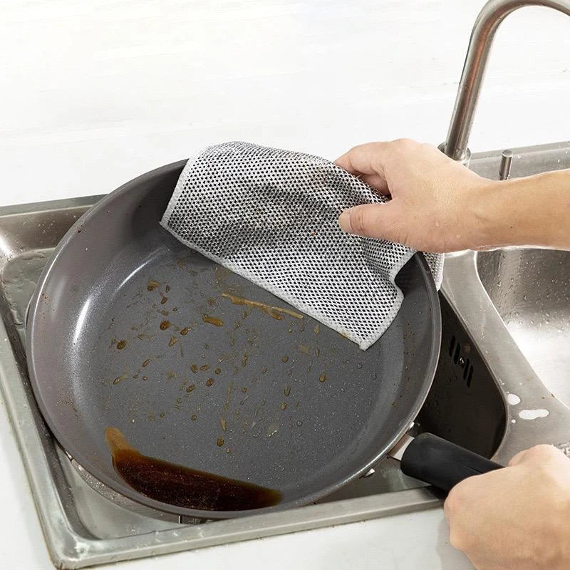 RadianceWipe™ Dual-Surface Cloth — Effortless Gleam Without Harsh Chemicals or Scrubbing Sweat