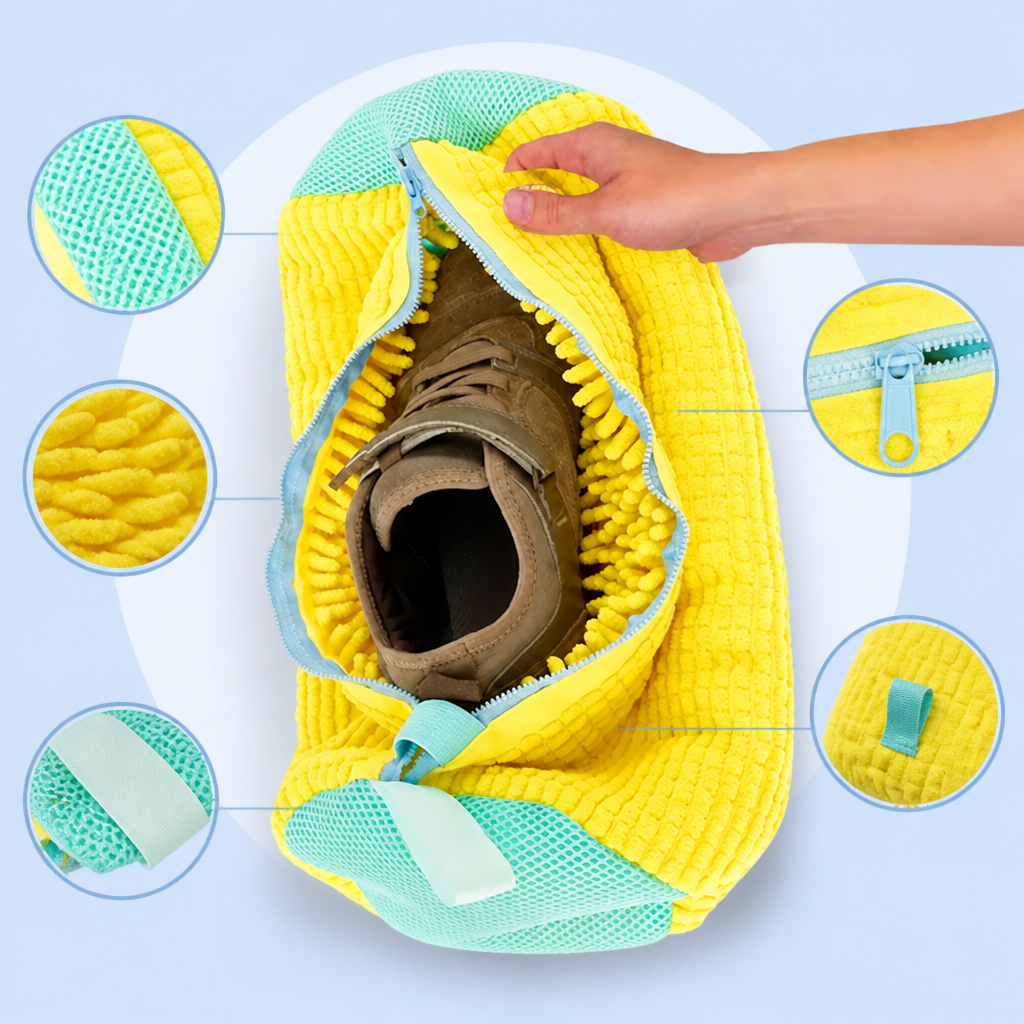 GlideGuard™ Laundry Shoe Bag — Protect Your Shoes Like New, Wash After Wash