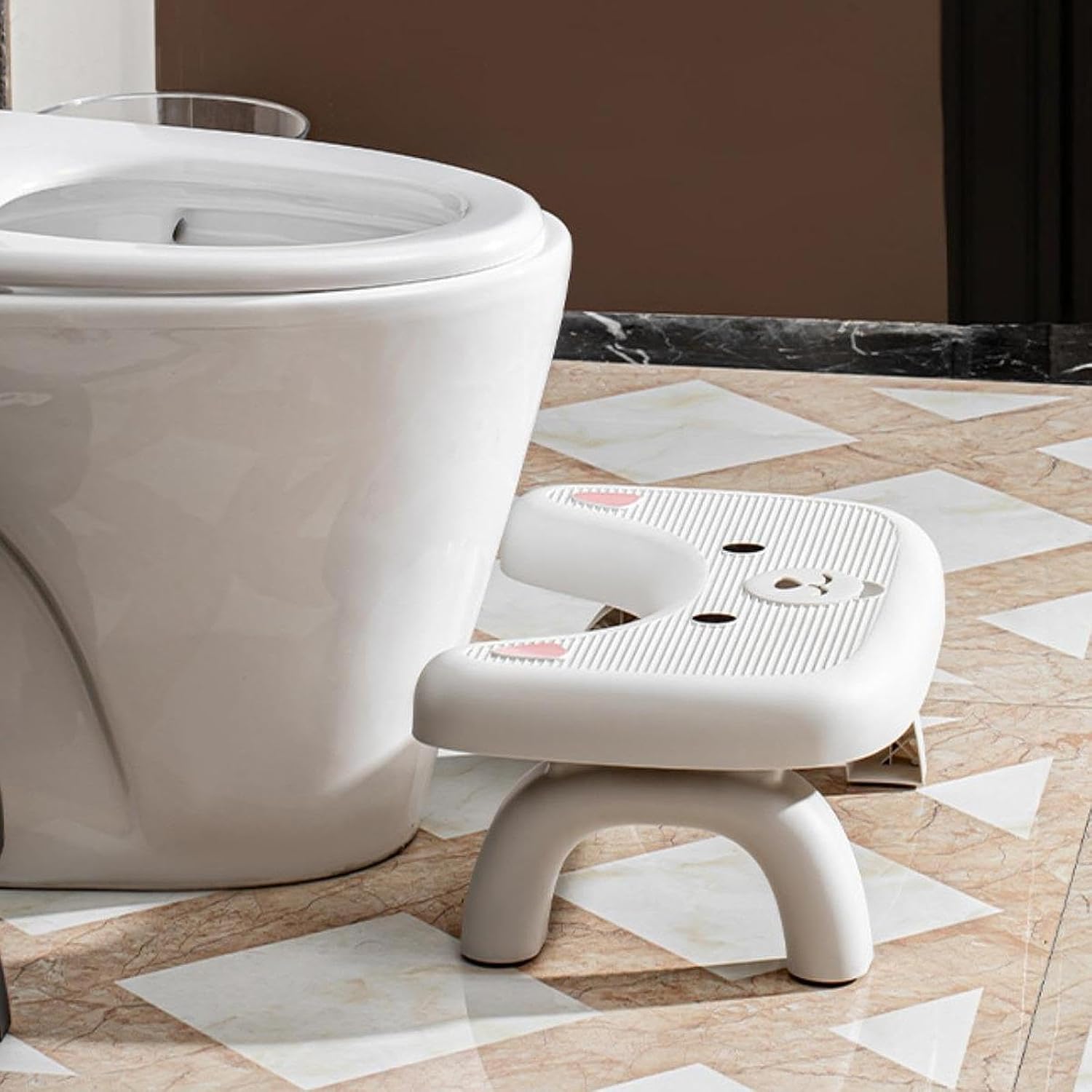 Ergonomic Toilet Footrest for Comfortable Squatting