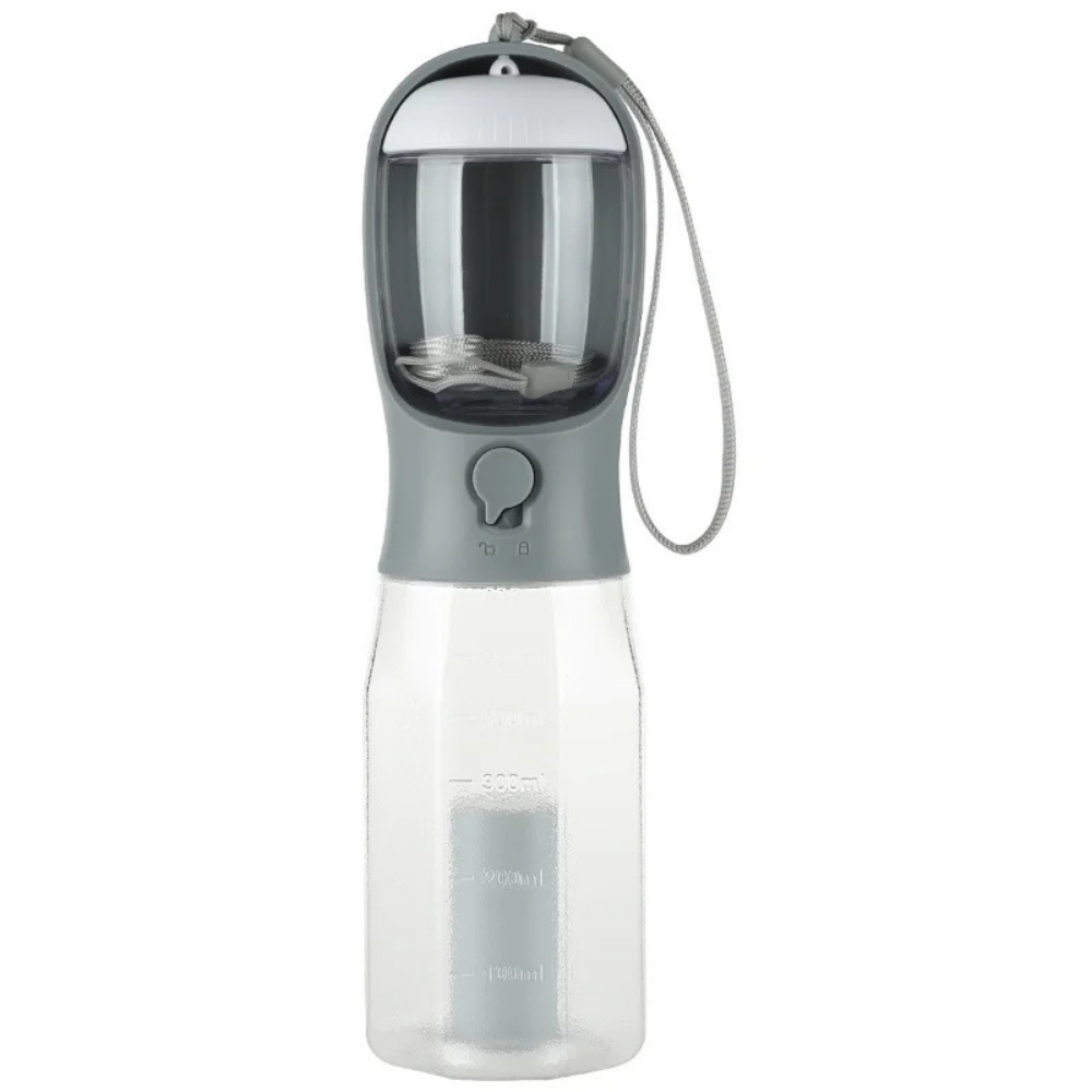 3-in-1 Dog Water Bottle with Food Container