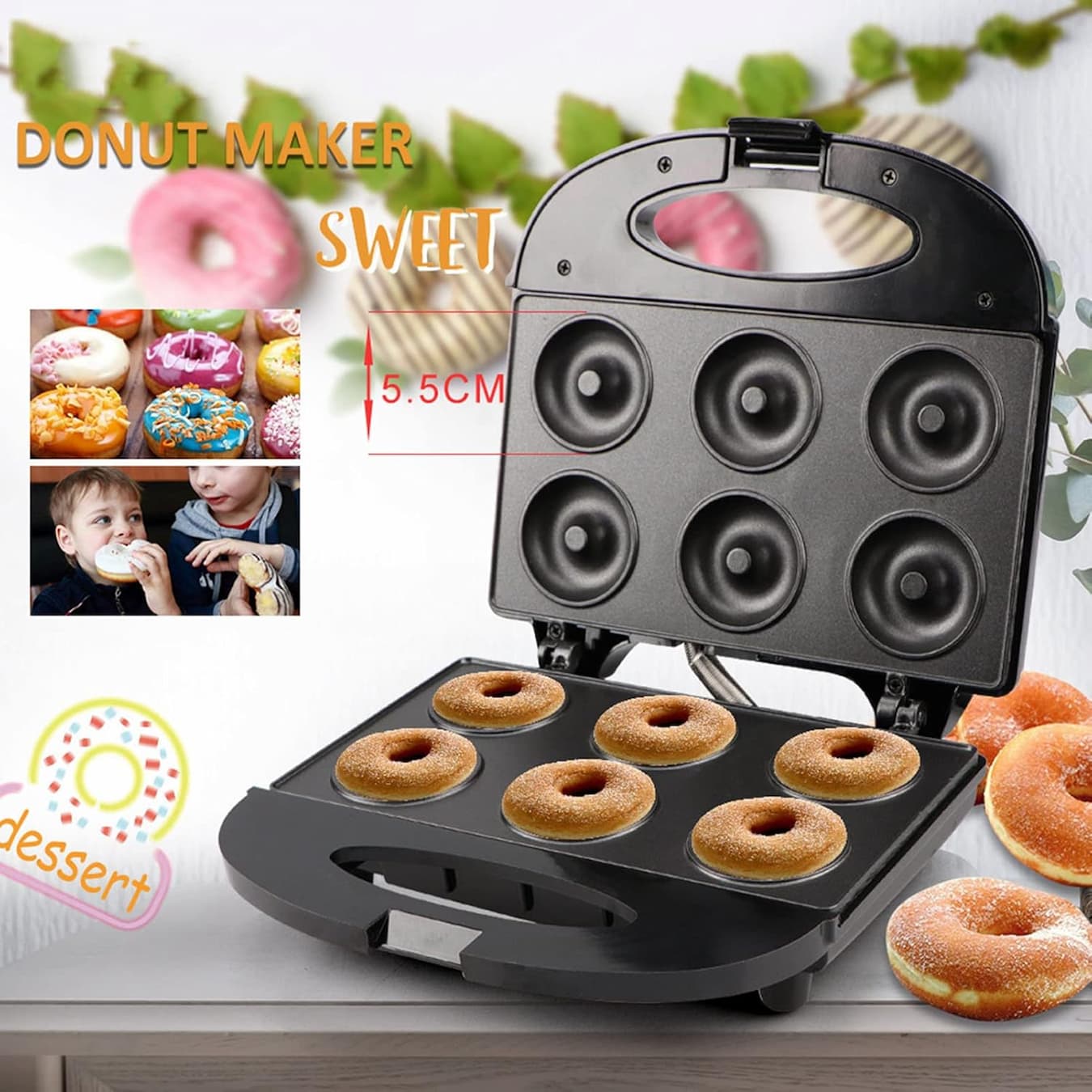 Mini Donut Maker for Irresistible Treats – Easy and Fun to Use