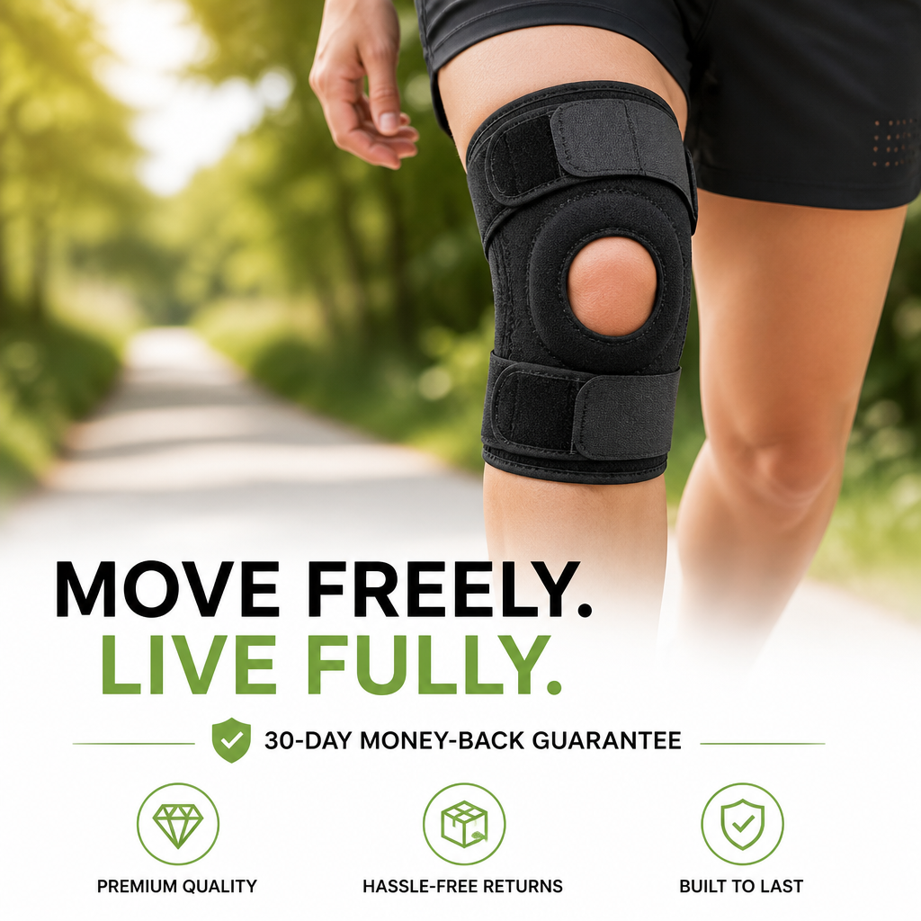 StrideSure™ Knee Stabilizer — Freedom to Move Boldly Without Knee Pain Holding You Back