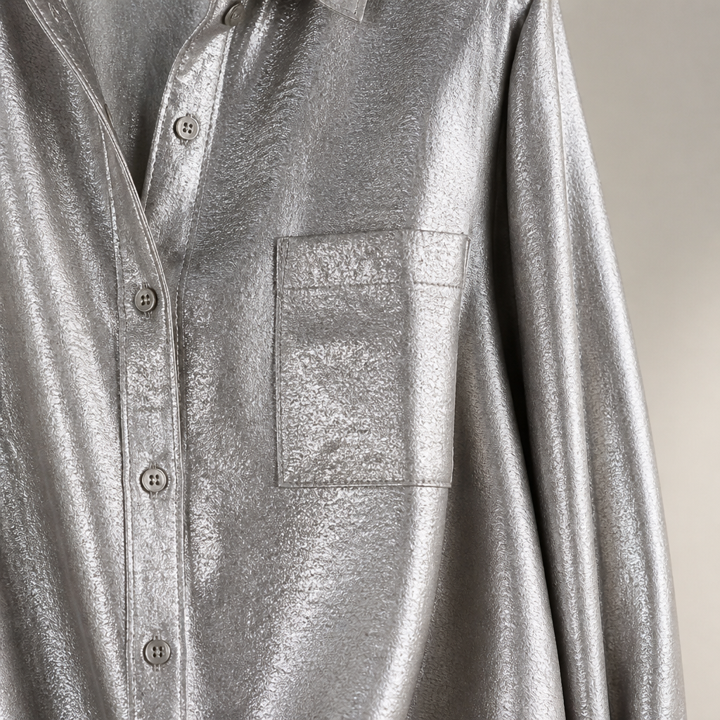 SilkenAura™ Mercerized Lapel Shirt — Glow with Effortless Elegance and All-Day Confidence