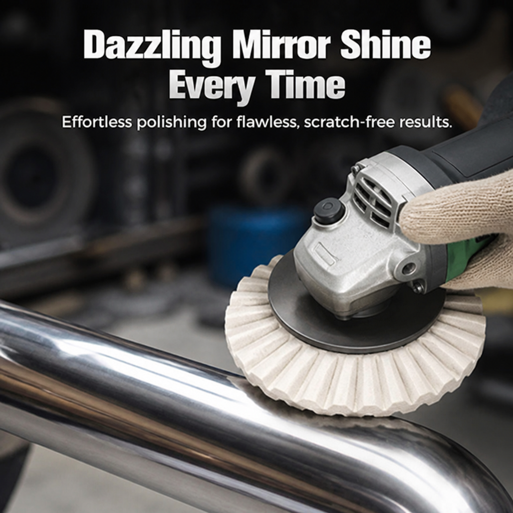 LumaSheen™ Wool Polishing Disc — Unleash Dazzling Mirror Shine That Commands Attention Every Time