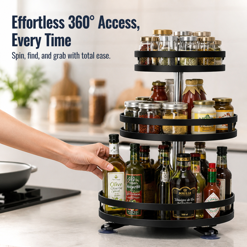 NexaSpin™ — Effortless 360° Access That Transforms Chaos into Calm