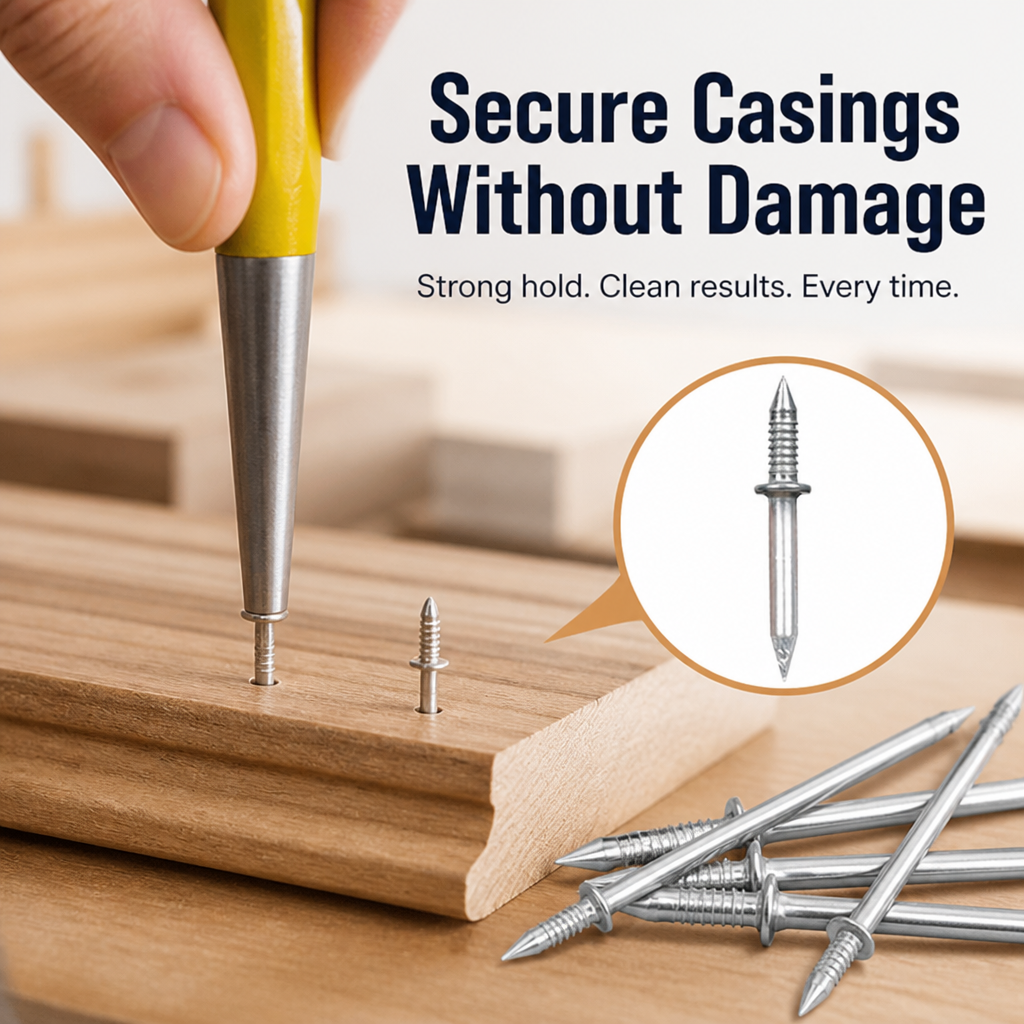 SteelGrip™ Nails — Secure Flawless Casings Without Rust, Damage, or Stress