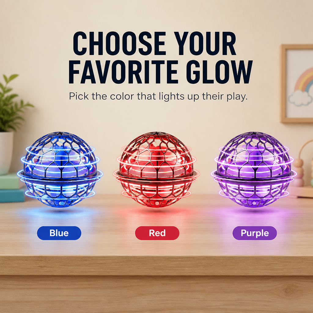 AeroLume™ Sphere — Ignite Every Moment with Mesmerizing Light and Effortless Flight