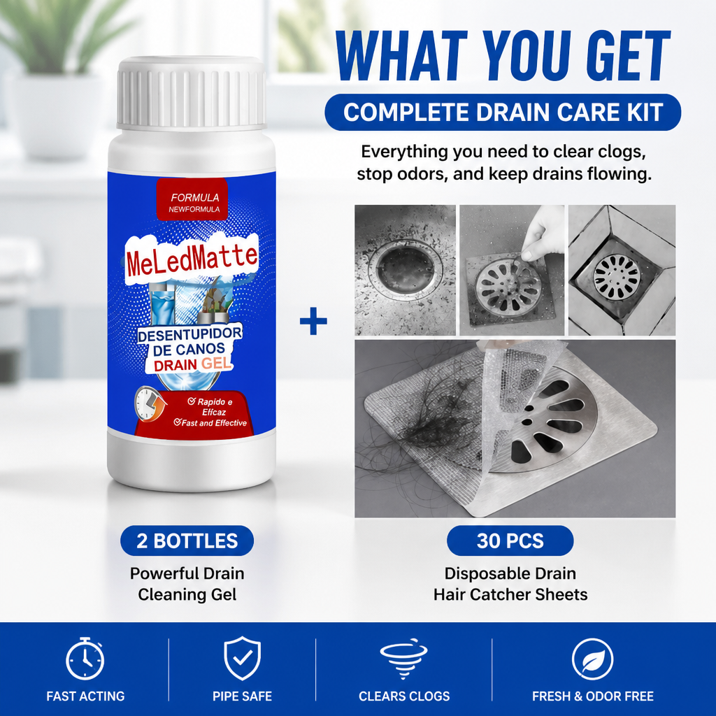 AquaPulse™ Drain Rescue — Crush Clogs Fast and Bring Fresh Flow Back to Your Home