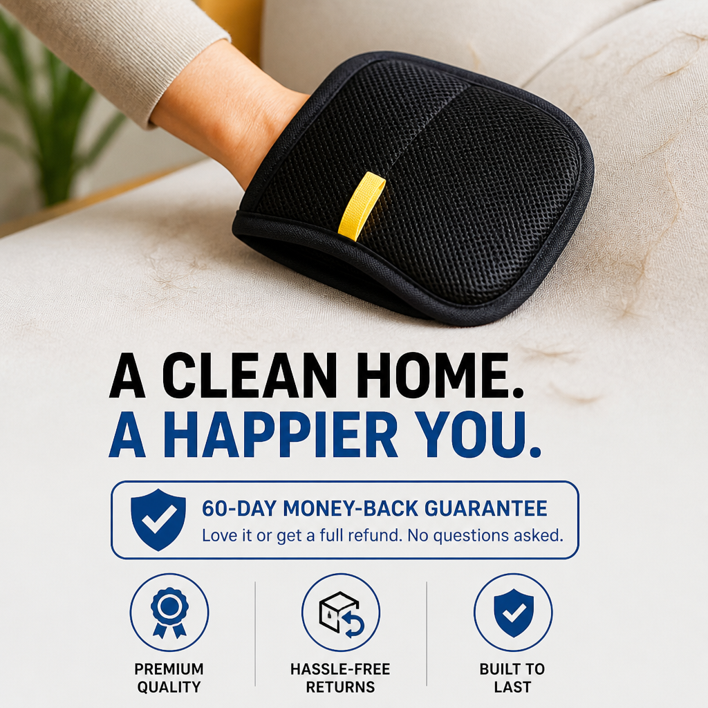 FurEase™ Glove — Instantly Melt Away Pet Hair for a Spotless, Stress-Free Home