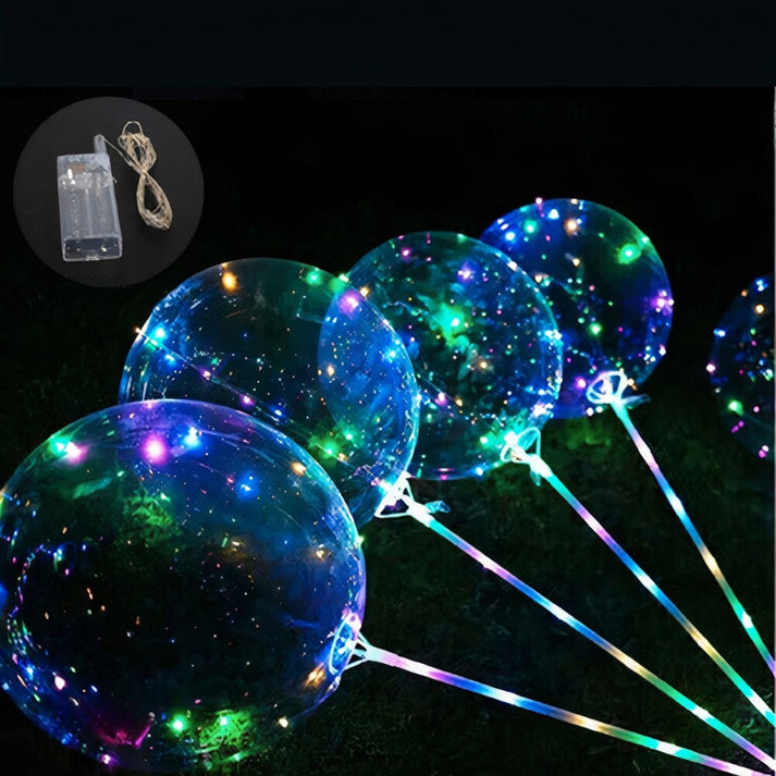 5+5 FREE | PartyBalloon™ Lighted Balloons (10 pcs)