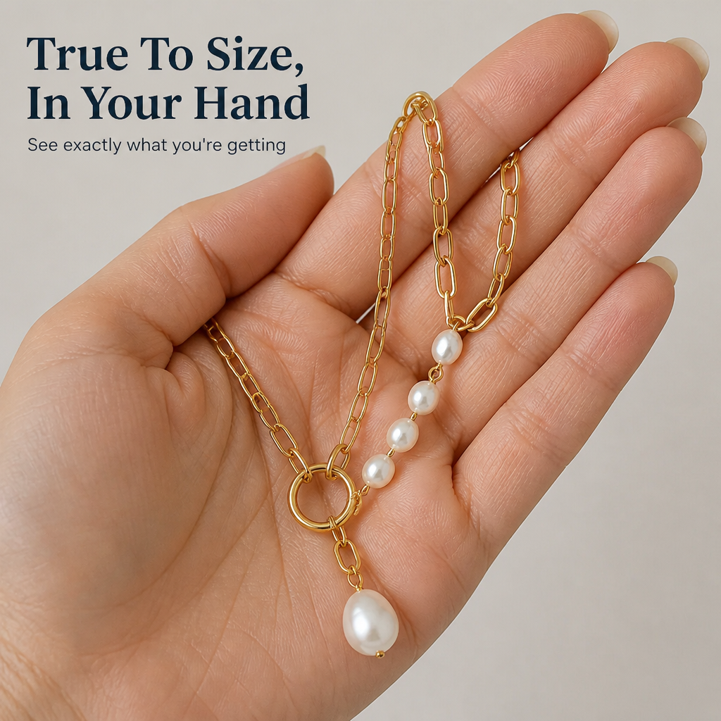 LumaPearl™ Necklace — Own Every Moment with Unstoppable Shine and Style