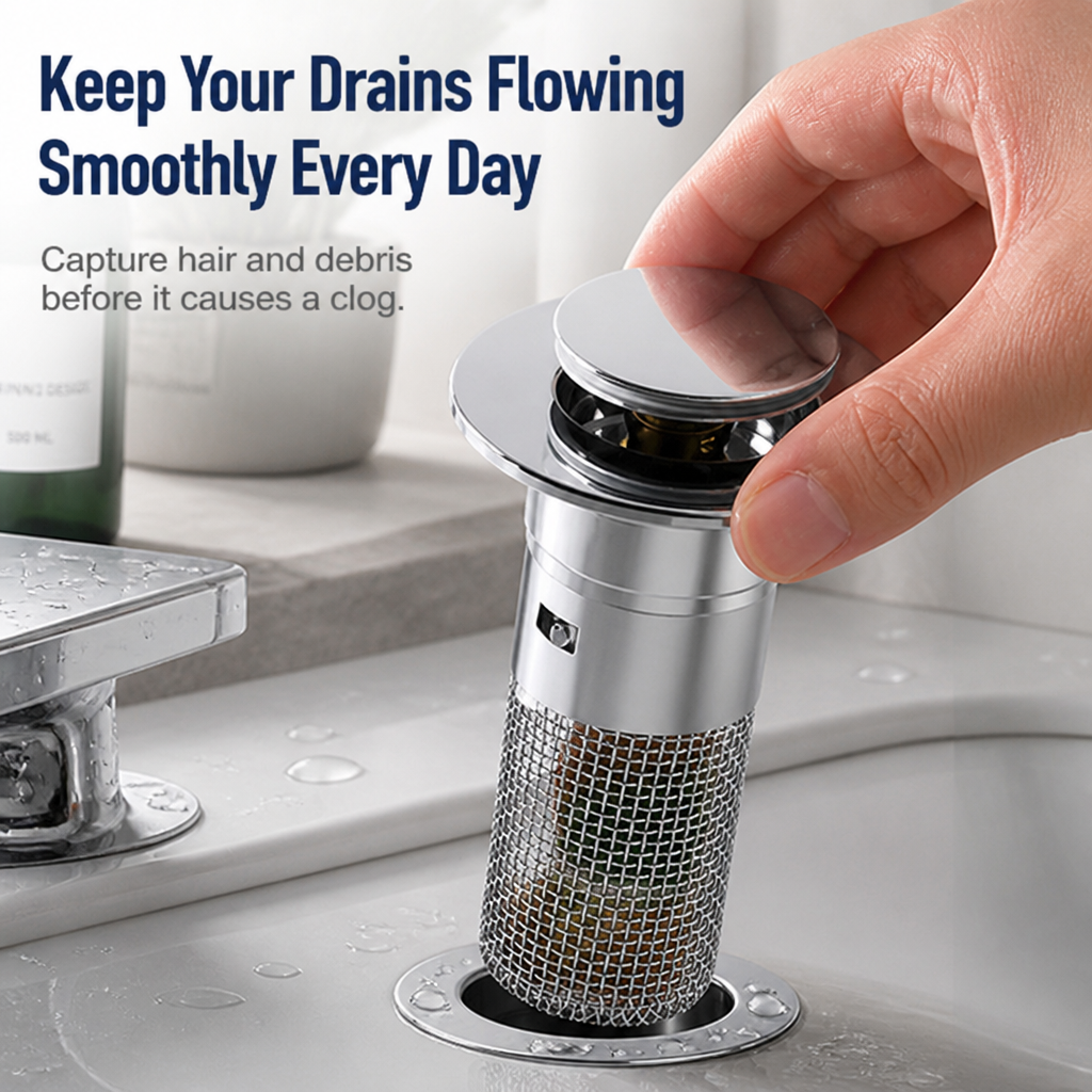 DrainGuard™ — Keep Your Drains Clear and Your Valuables Safe Without a Second Thought