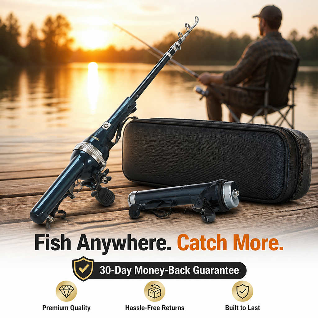 HydroStrike™ Telescopic Fishing Rod Set — Unleash Effortless Power and Adventure Wherever You Cast