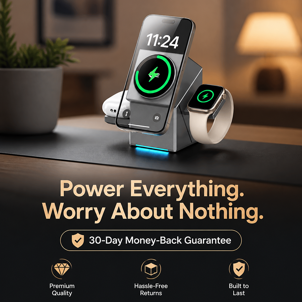 FluxCharge™ — Instantly Power Every Device Without the Clutter or Chaos