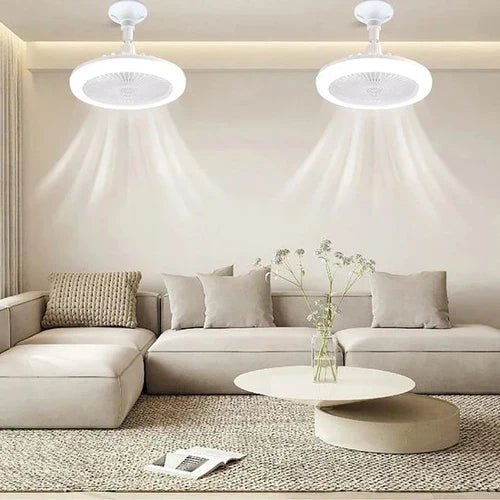 Modern Ceiling Fan with LED Light – Quiet Home Cooling for Living Room & Bedroom