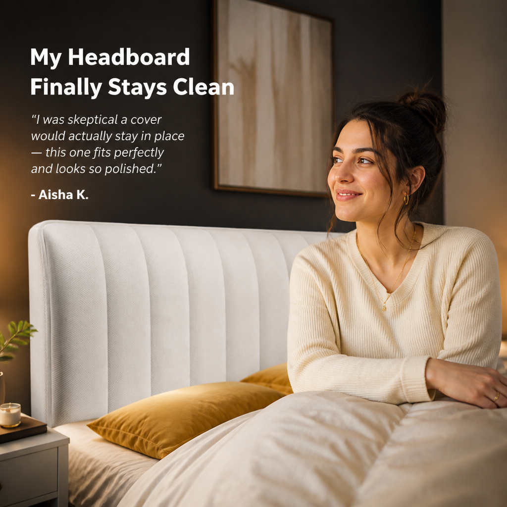LumaShield™ Headboard Cover — Wrap Your Bedroom in Effortless Clean Comfort and Stunning Style