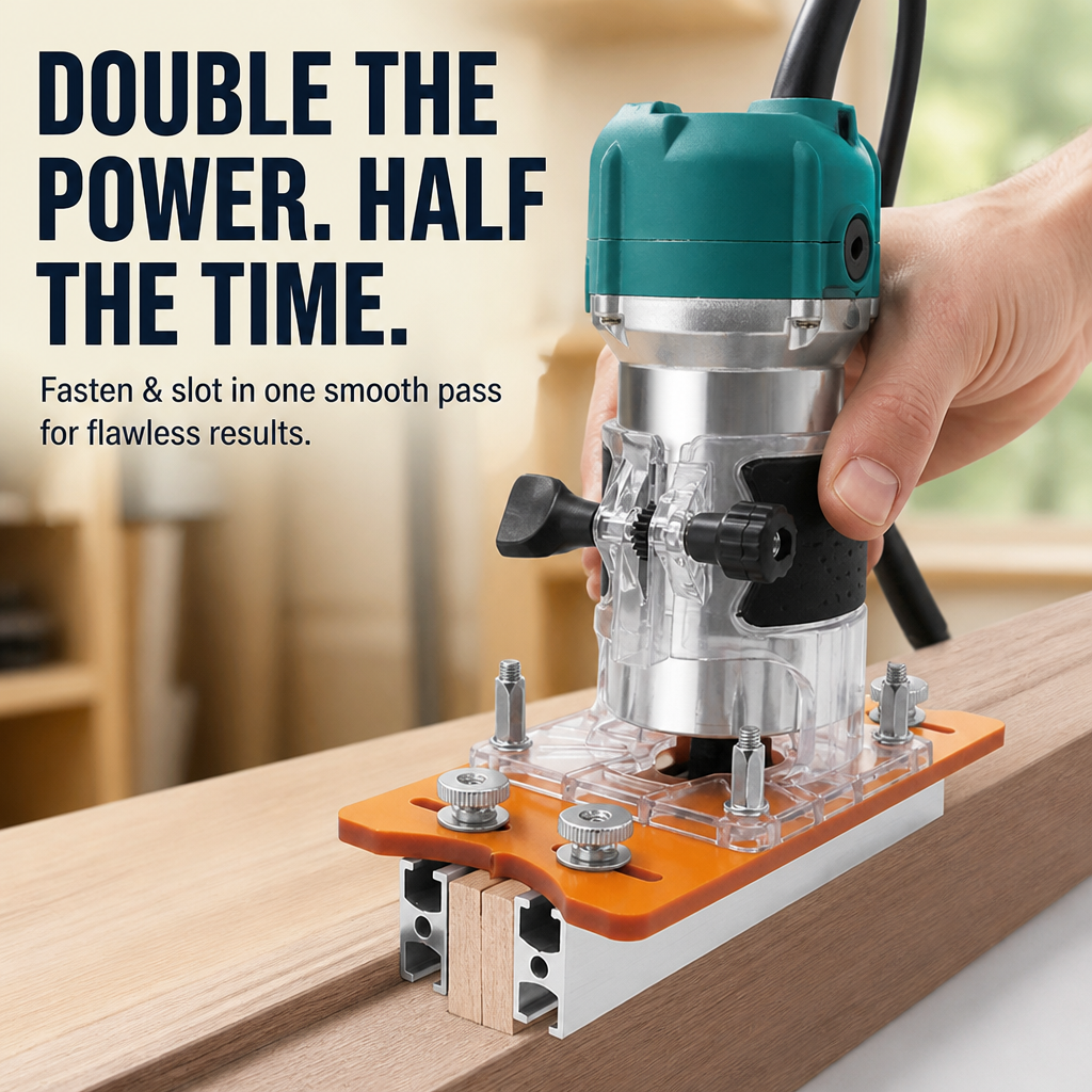 VersaCraft Duo™ — Double Your Woodworking Speed with Flawless Precision and Effortless Flow