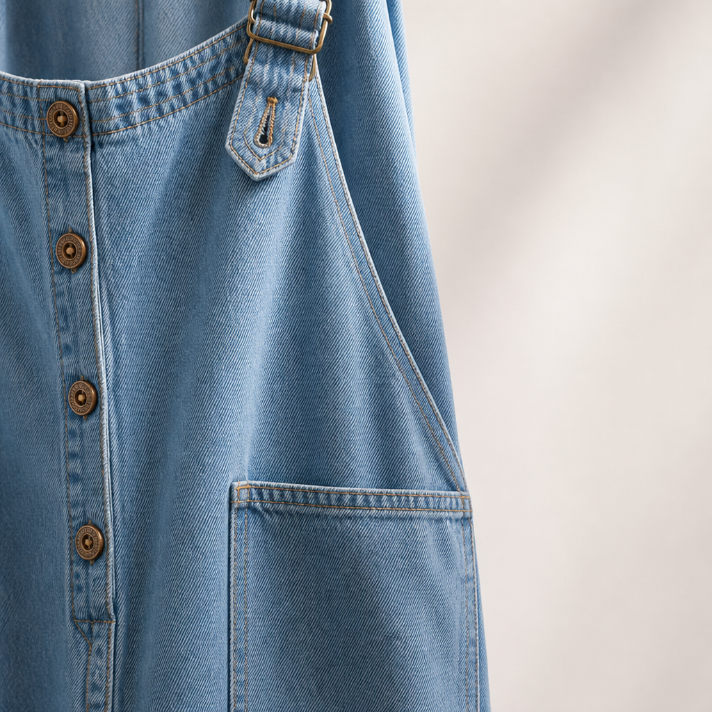 VieraFlex™ Relaxed Denim Jumpsuit — Feel Unstoppable Comfort and Effortless Confidence All Day Long