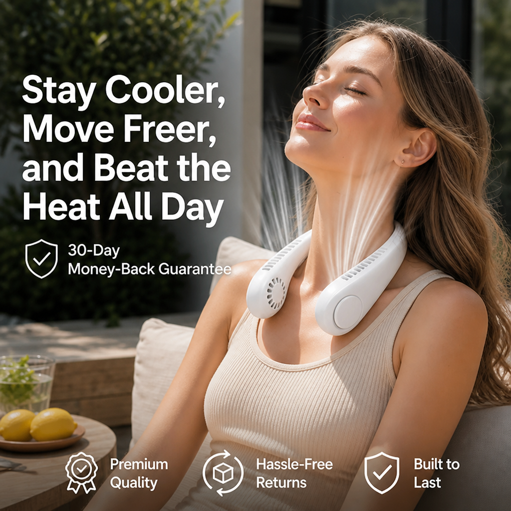 BreezeHalo™ — Stay Cooler, Move Freer, and Beat the Heat All Day Long