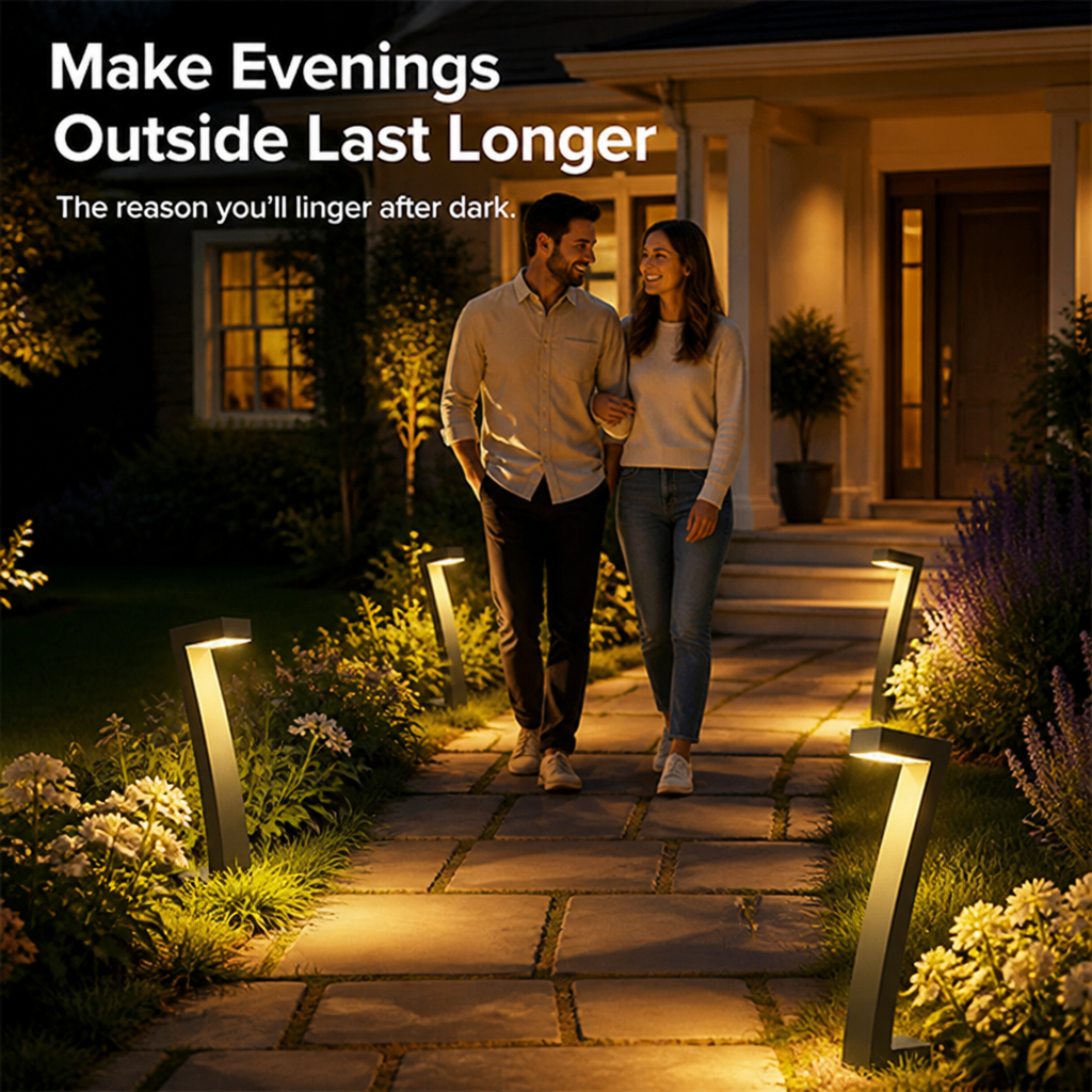 BrillaraGlow™ — Transform Your Garden with Effortless, All-Night Radiance and Weatherproof Security