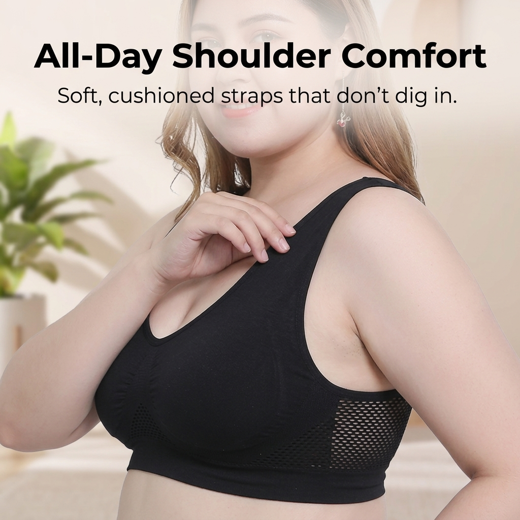 LuxCurve™ — Unshakable Support That Keeps You Cool and Confident All Day