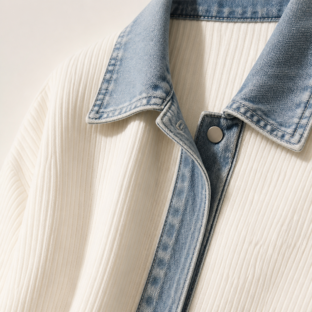 Zephyra™ Knit Denim Jacket — Move Freely, Feel Effortlessly Stylish All Day