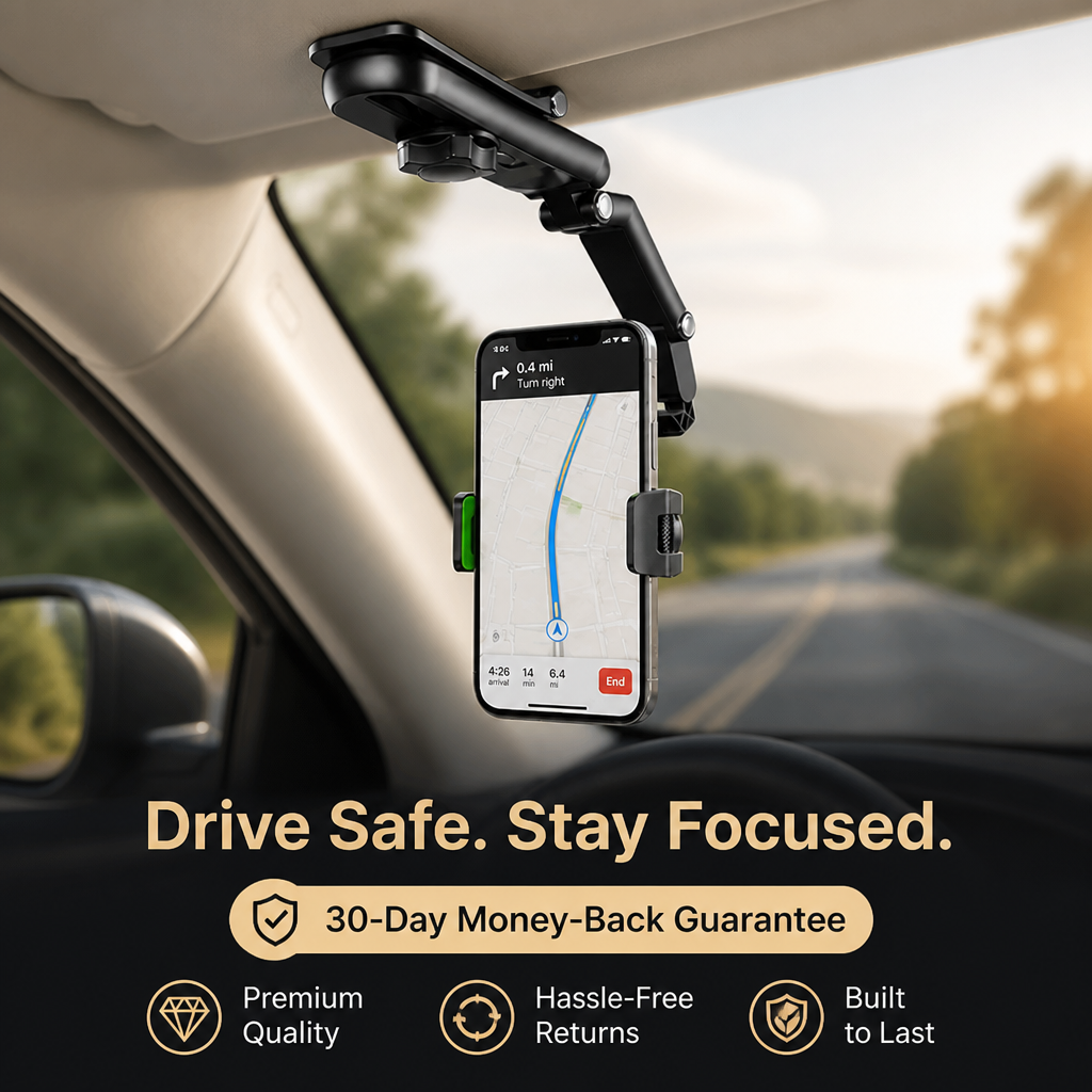 GripSure™ — Drive with Rock-Solid Confidence and Zero Distractions
