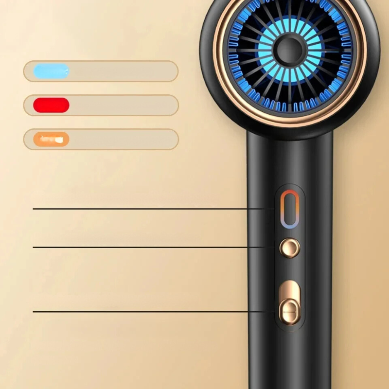 Powerful Hair Dryer and Styling Brush – Quick Drying with Frizz Control