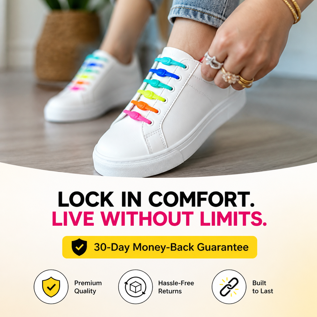 StrideEase™ — Slip on Comfort That Locks You in All Day