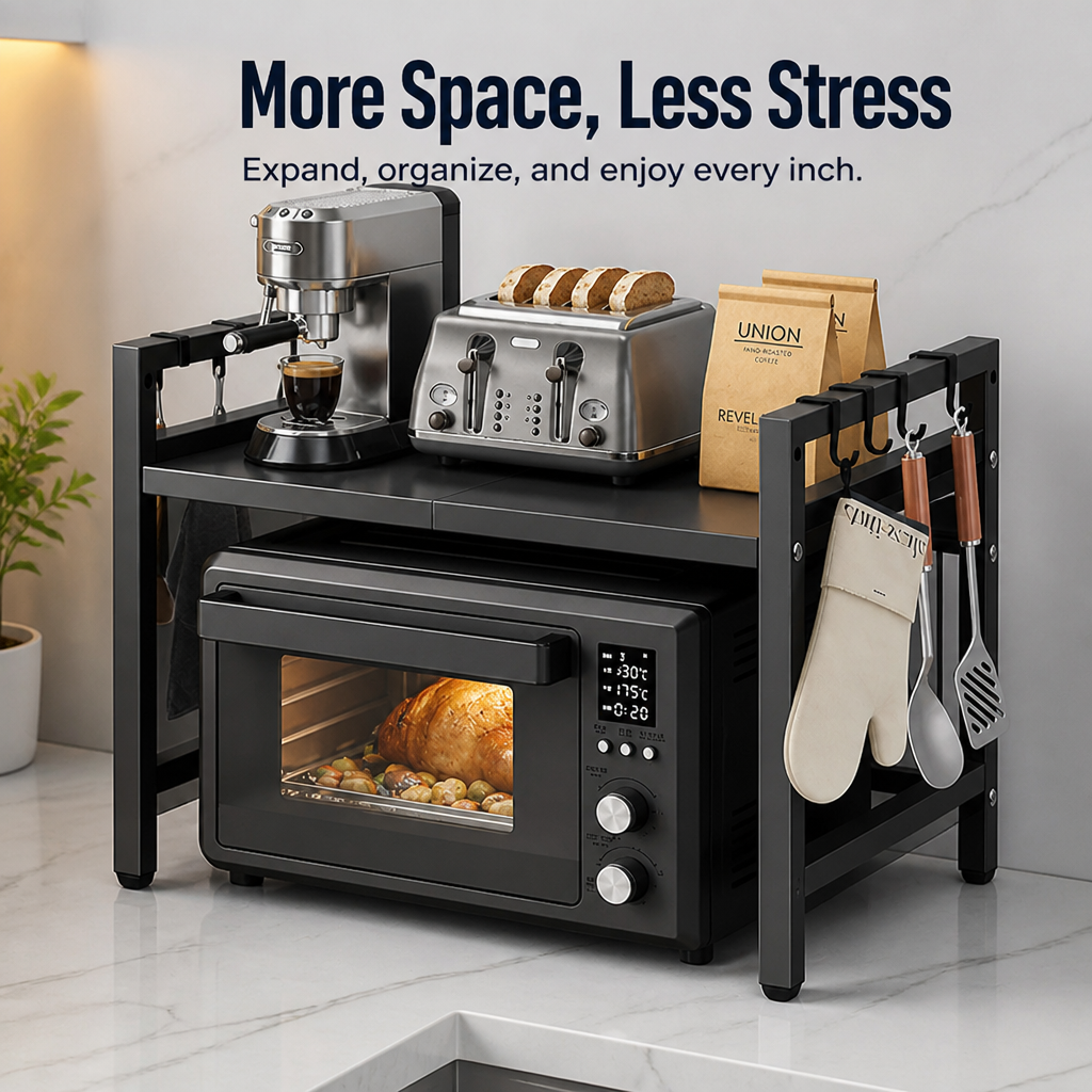 FlexiStor™ — Instantly Unlock Clutter-Free Counters and Kitchen Calm