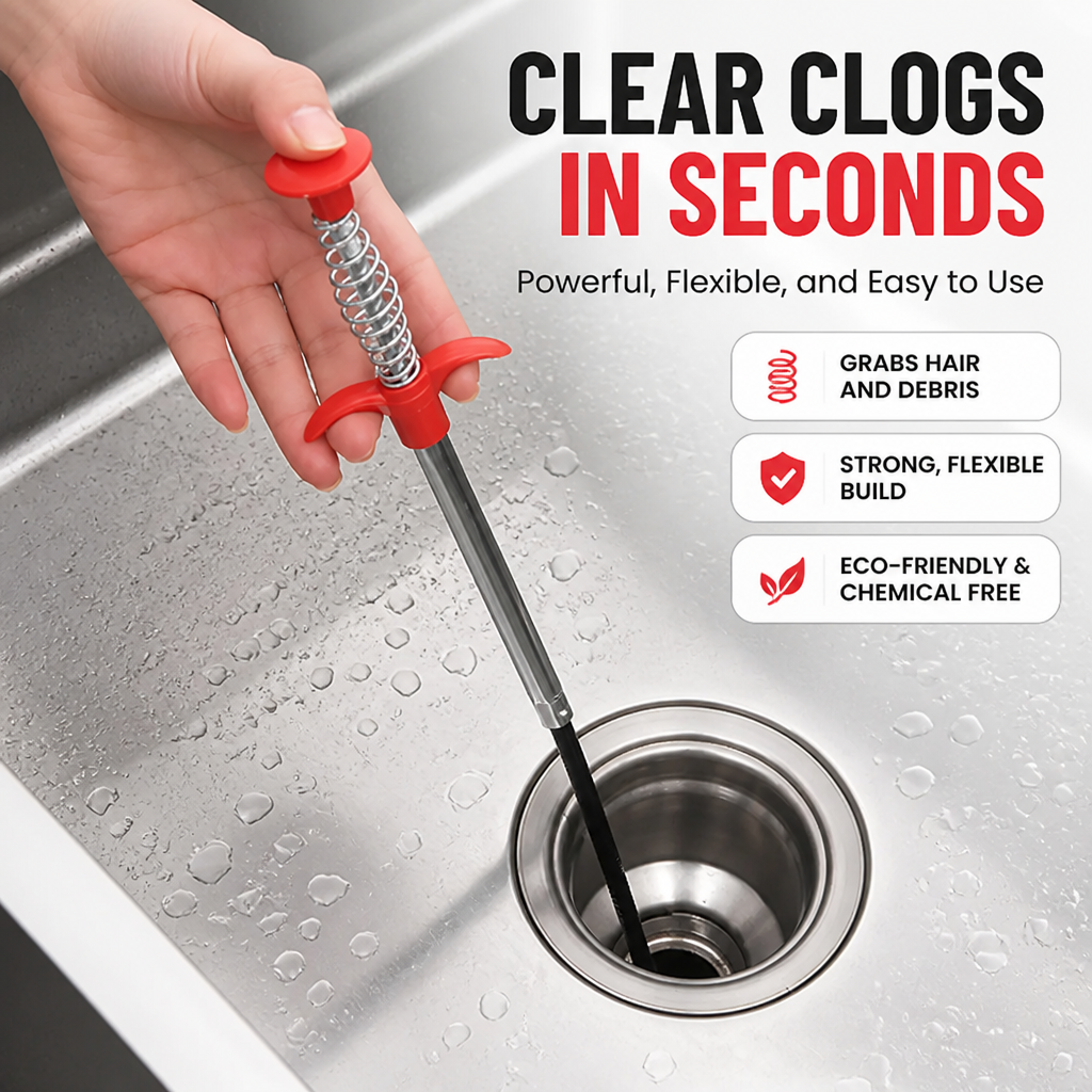 StreamEase™ — Effortless Power to Banish Clogs and Restore Flow Instantly