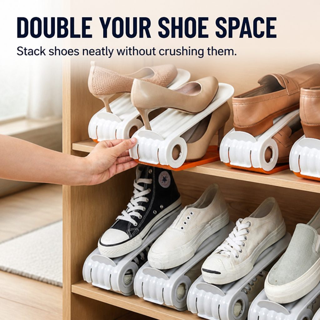 ShoeNestPro™ — Instantly Free Your Space and Showcase Your Shoes in Perfect Shape