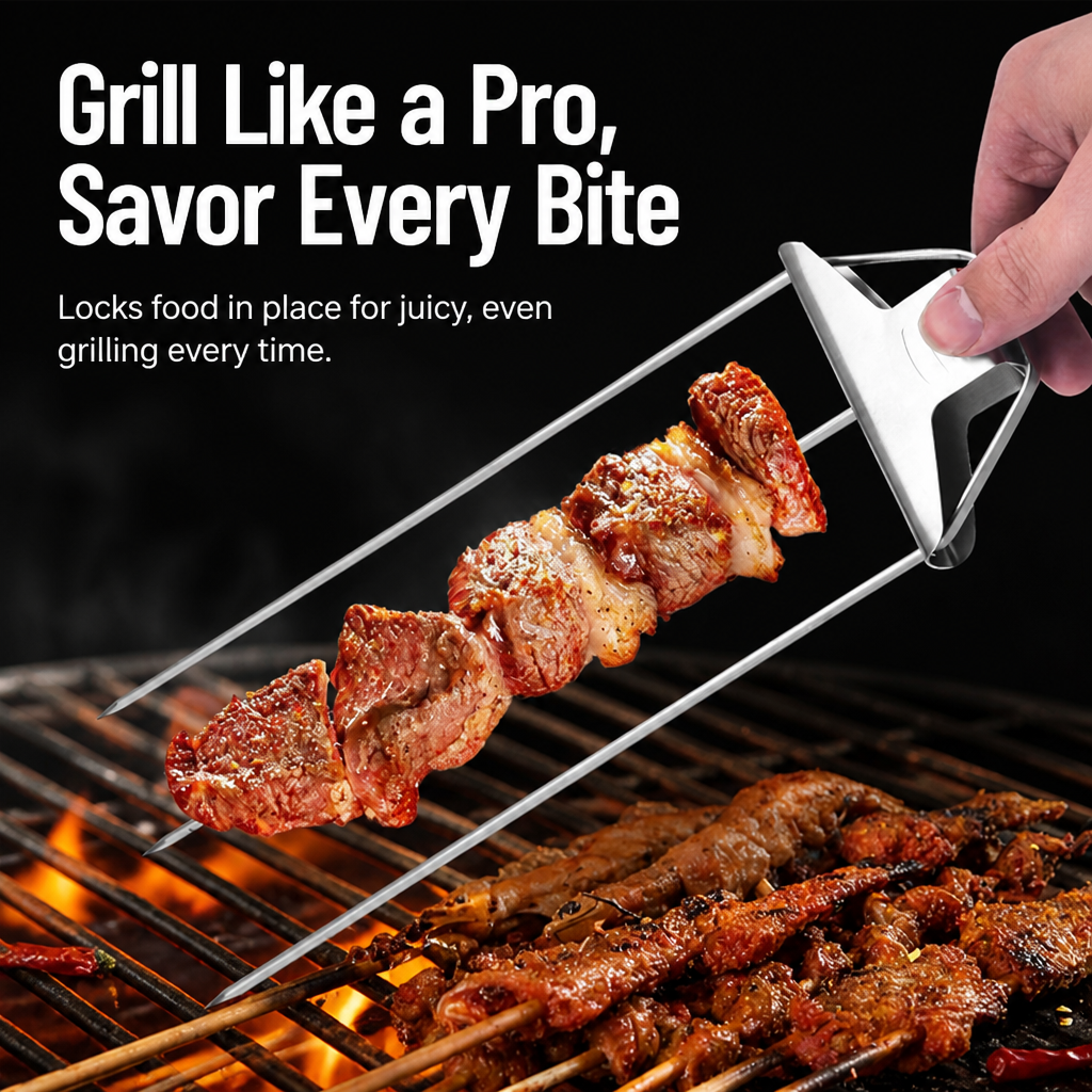 FireSculpt™ Skewers — Grill Like a Pro and Relish Juicy, Perfect Bites Every Time