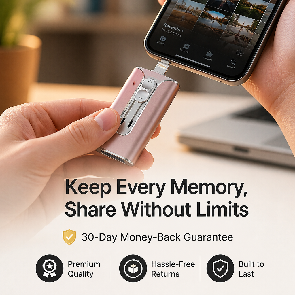 FlashCarry™ — Instantly Free Your Files and Never Lose a Memory Again