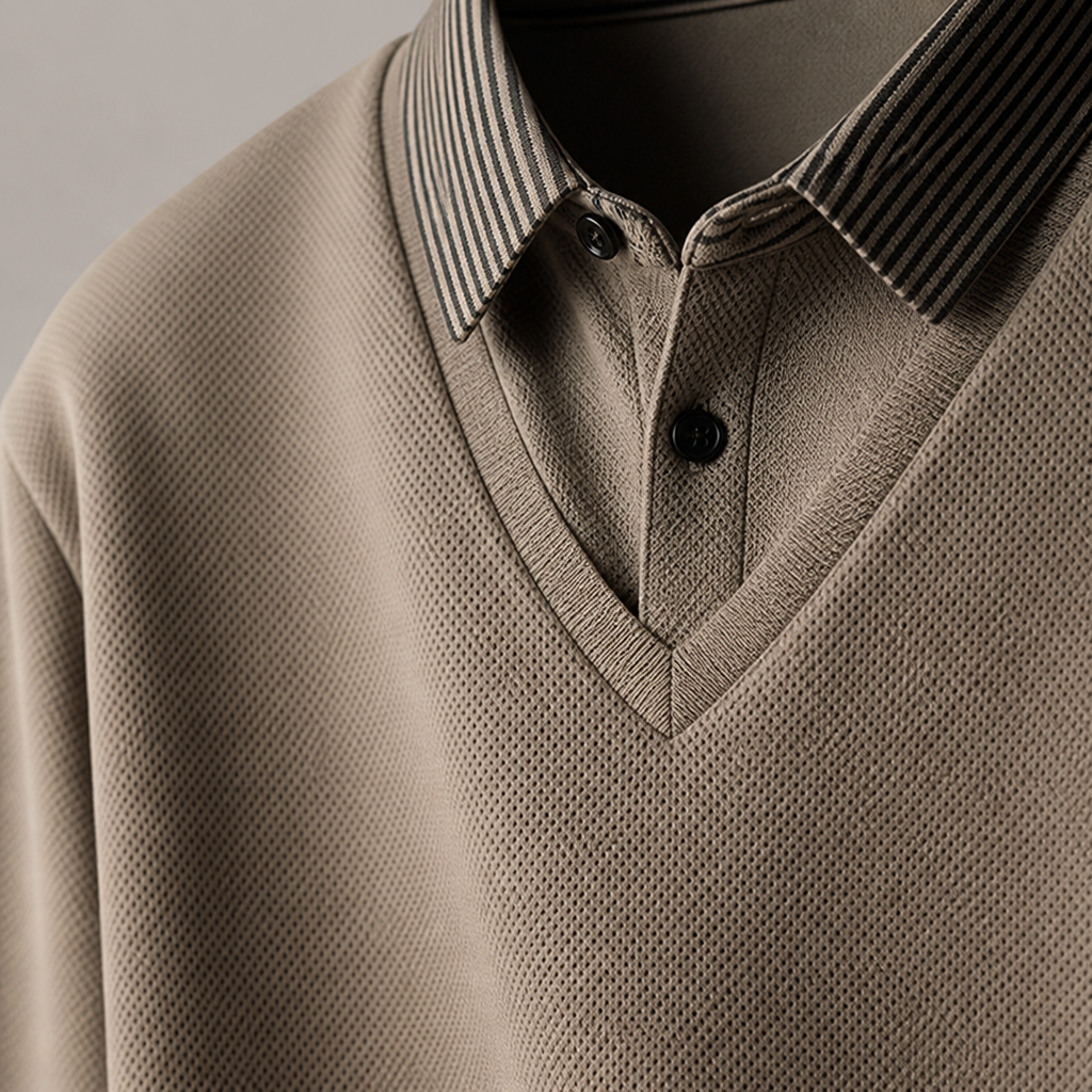 Striped Collar 2-Piece Set™ — Wrap Yourself in Cozy Confidence and Instant Style