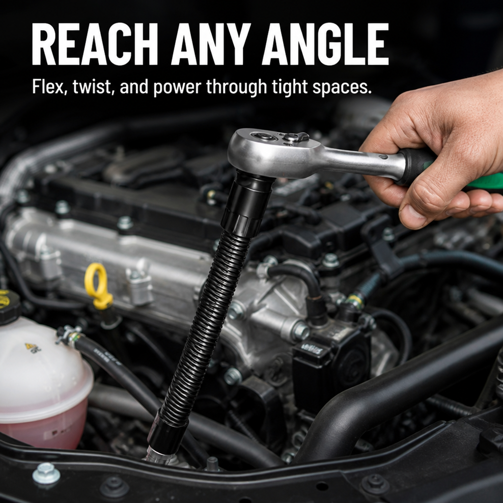 TorqueWave™ Flex Extender — Master Every Tight Spot with Unstoppable Power and Precision