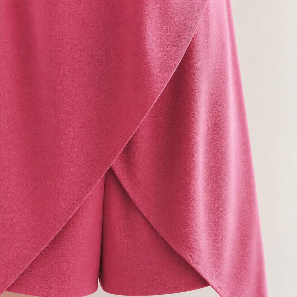 SolaraEase™ – Relaxed Tulip-Hem Top & Shorts Summer Set