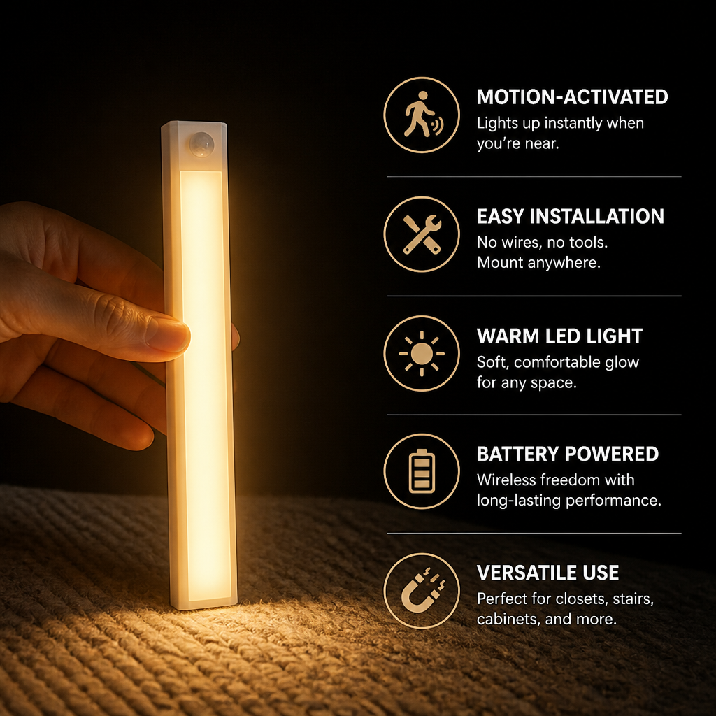 IllumiTrack™ — Instant, Wireless Light That Follows Your Every Move