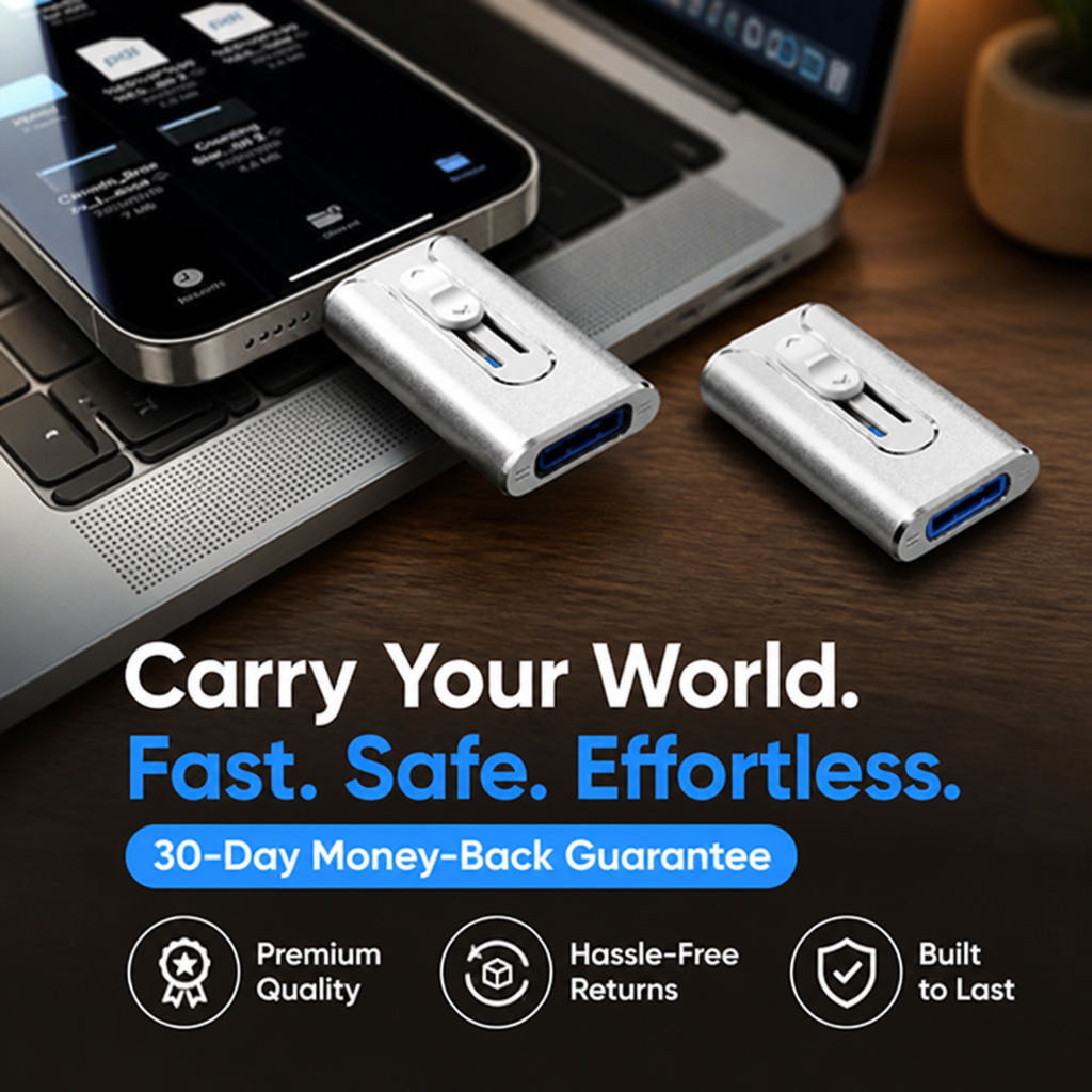 DriveEase™ — Carry Your Life’s Most Precious Files with Speed and Style